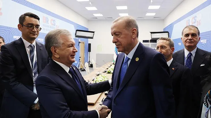 cumhurbaskani erdogan ozbekistan cumhurbaskani mirziyoyev ile bir ortaya geldi VI3zl1Nl jpg