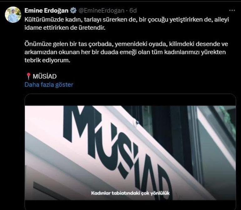 Emine Erdoğan’dan MÜSİAD Milletlerarası Farkındalık Doruğu paylaşımı 2 emine erdogandan musiad milletlerarasi farkindalik dorugu paylasimi 0 RDu6kEc1