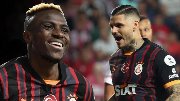 galatasarayda icardi ve osimhen hayran birakti avrupa ekiplerinde bu kadar kaliteli iki golcu yok OHIt5bU6 jpg