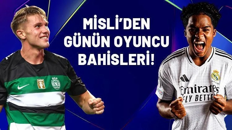 Misli’den Şampiyonlar Ligi’ne özel oyuncu bahisleri! Real Madrid'in genç yıldızı kaleyi ıskalamıyor... 1 misliden sampiyonlar ligine ozel oyuncu bahisleri real madridin genc yildizi kaleyi iskalamiyor MCbzq6zb jpg