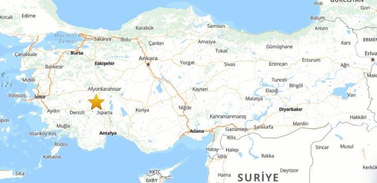 son dakika afyonkarahisarda 37lik korkutan deprem afad duyurdu 0