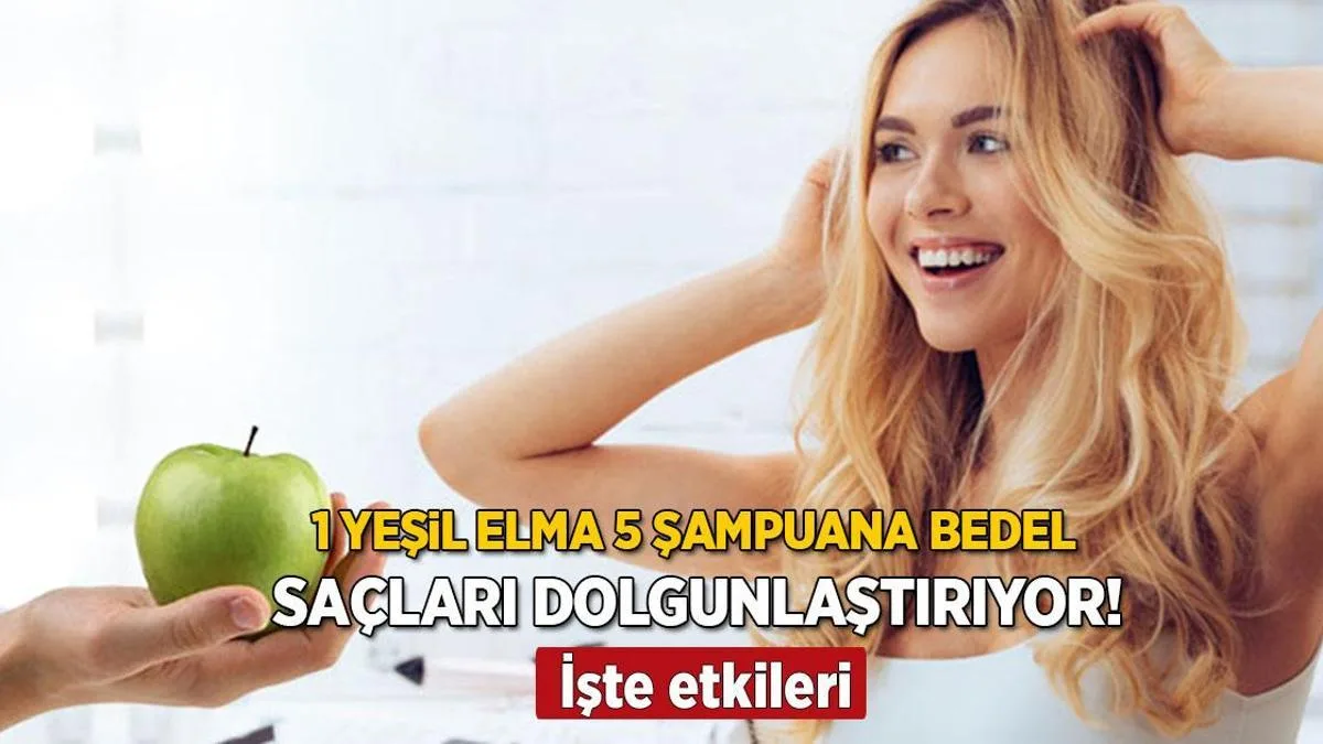 1 yeşil elma 5 şampuana bedel! Saçları dolgunlaştıran mucize, kepeği bitiriyor 1 1 yesil elma 5 sampuana bedel saclari dolgunlastiran mucize kepegi bitiriyor mRkGfYsl
