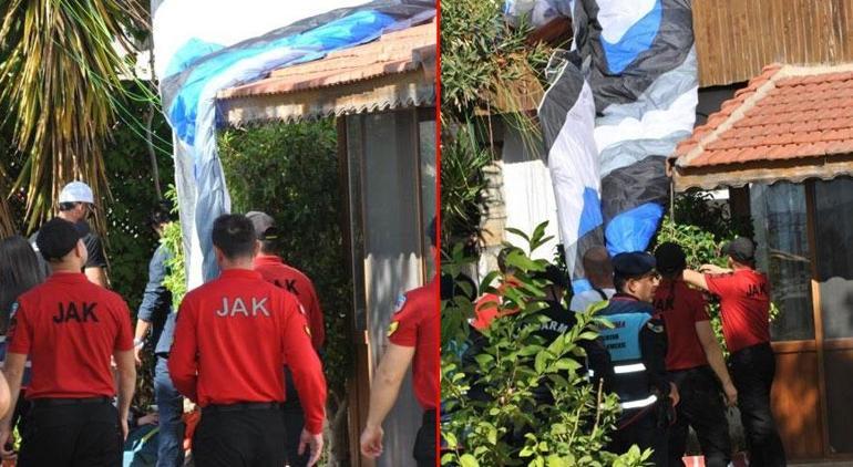 Yer: Muğla! İsviçreli paraşütçü, karakol binasının çatısına düştü 2 yer mugla isvicreli parasutcu karakol binasinin catisina dustu 0