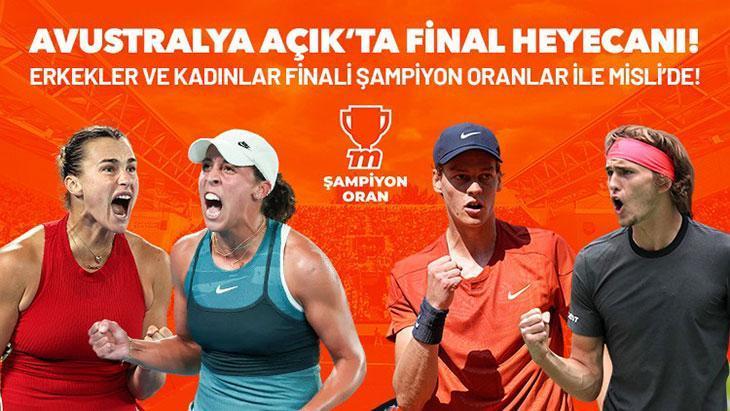 “Avustralya Açık’ta Final Heyecanı!” Erkekler ve Bayanlar Finali Şampiyon Oranlar ile Misli’de! 1 avustralya acikta final heyecani erkekler ve bayanlar finali sampiyon oranlar ile mislide XM9dmOMt
