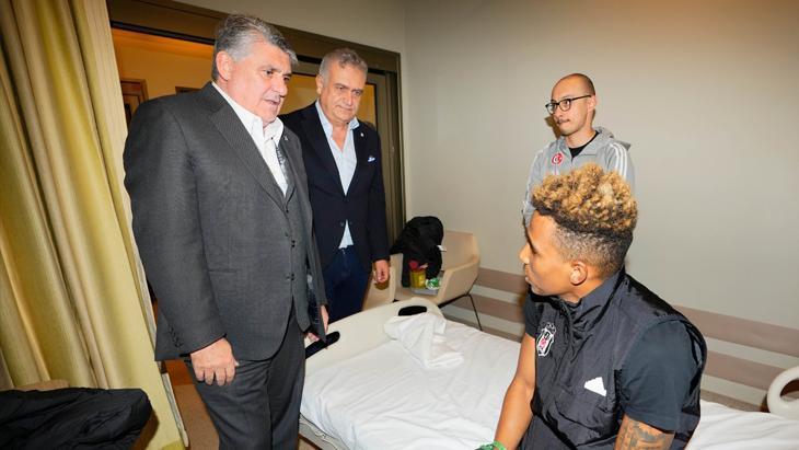 Beşiktaş Başkanı Serdal Adalı'dan Gedson Fernandes'e ziyaret! 1 besiktas baskani serdal adalidan gedson fernandese ziyaret 62tAsmsq