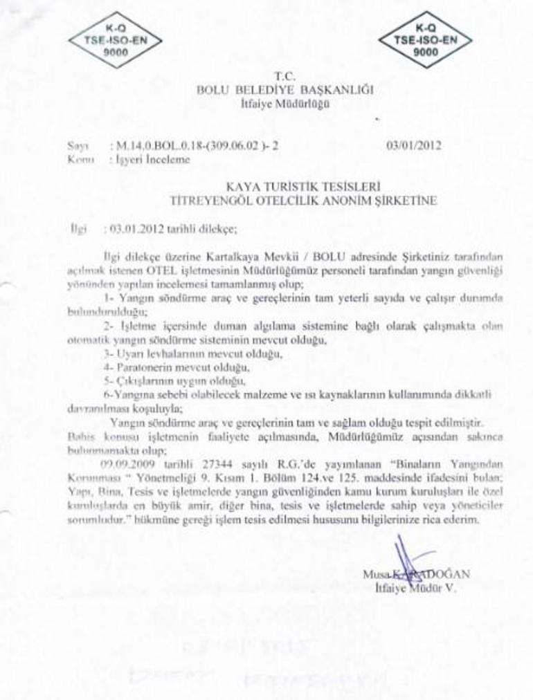 Bolu İtfaiyesi'nden 3 rapor daha... Kartalkaya'daki 3 otelin dokümanları ortaya çıktı 3 bolu itfaiyesinden 3 rapor daha kartalkayadaki 3 otelin dokumanlari ortaya cikti 1 kRwyvd9T
