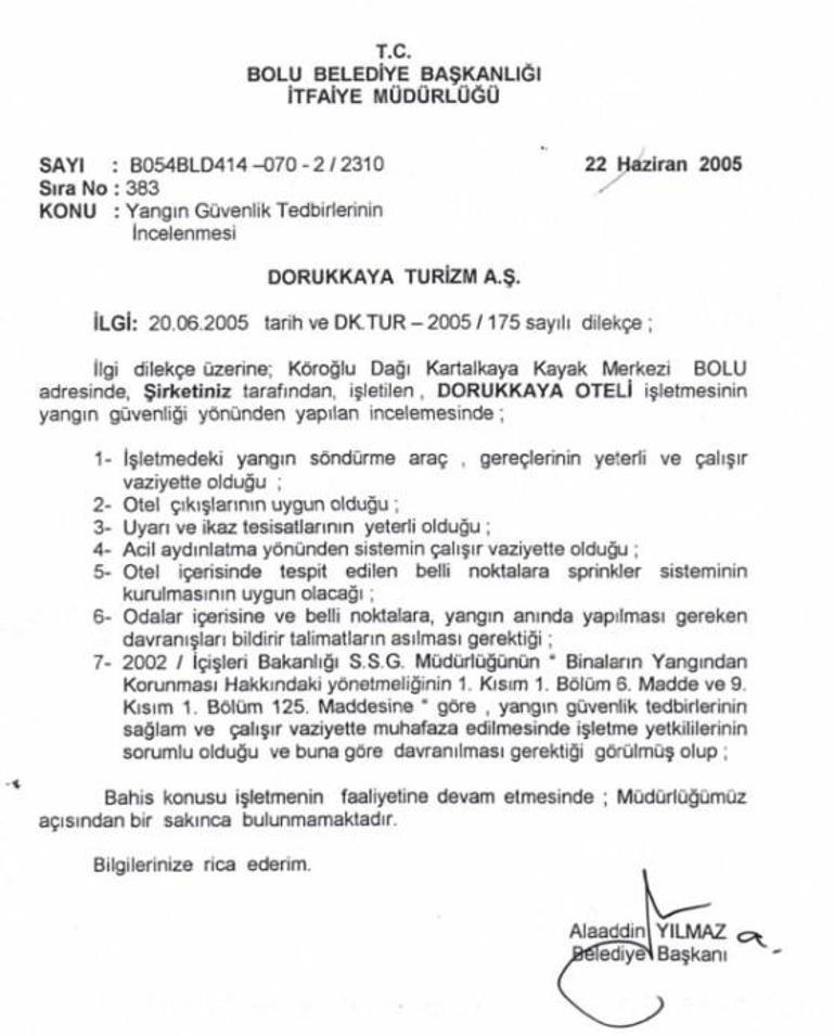 Bolu İtfaiyesi'nden 3 rapor daha... Kartalkaya'daki 3 otelin dokümanları ortaya çıktı 4 bolu itfaiyesinden 3 rapor daha kartalkayadaki 3 otelin dokumanlari ortaya cikti 2 MAwWzET2