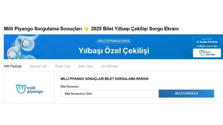 canli sonular milli piyango 2025 yilbasi cekilisinde kazandiran numaralar belli oluyor iste piyango bilet M2tW5wHm