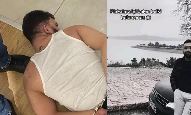 plakalara yeterli bakin tahminen bulursunuz paylasimi yapti polis kiz arkadasini takibe alip yakaladi SnqziSf7