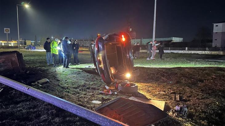 Tekirdağ'da feci kaza! Emniyet kemeri hayat kurtardı 1 tekirdagda feci kaza emniyet kemeri hayat kurtardi UqskBvXi