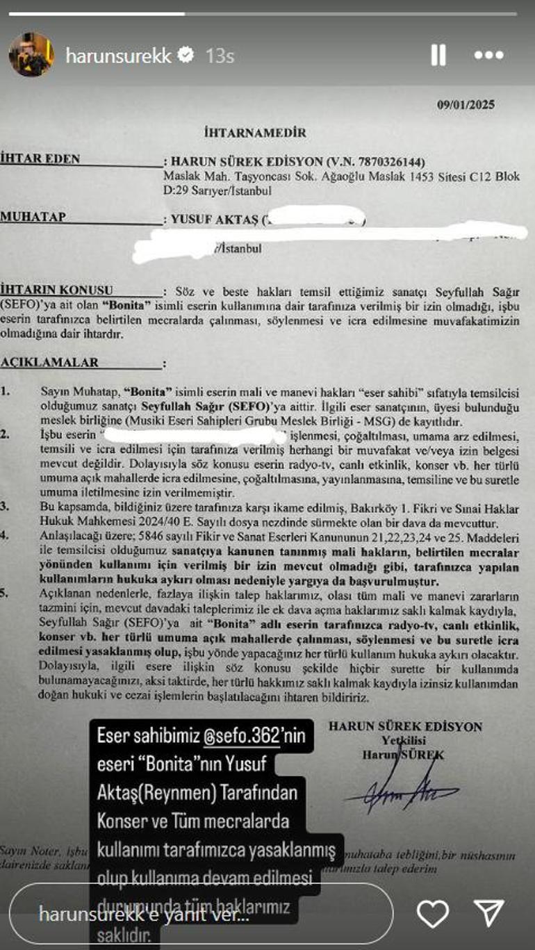 unlu rapci sefo ve reynmen davalik oldu bomba kelamlar elimden ne gelirse yapacagim 2 5gH8FriY