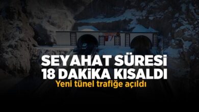 yeni tunel trafige acildi seyahat muddeti 18 dakika kisaldi cpm3VmKv