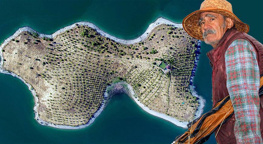 Adasına 4 bin ağaç ve meyve dikmişti! Tuncelili Robinson Ziya hastalandı