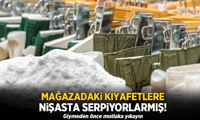 magazadaki kiyafetlere nisasta serpiyorlarmis giymeden evvel kesinlikle yikayin E59jAdXn