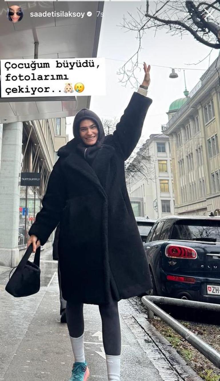 Saadet Işıl Aksoy'un çocuğu büyüdü! 'Fotoğraflarımı çekiyor' 2 saadet isil aksoyun cocugu buyudu fotograflarimi cekiyor 0 d11eQJ9P