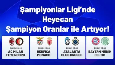 sampiyonlar liginde rovans zamani dev maclarin heyecani sampiyon oranlar ile mislide E8dHWPJK