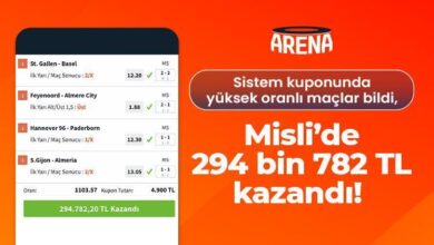 sistem kuponunda yuksek oranli maclar bildi mislide 294 bin 782 tl kazandi aMnP8lq2