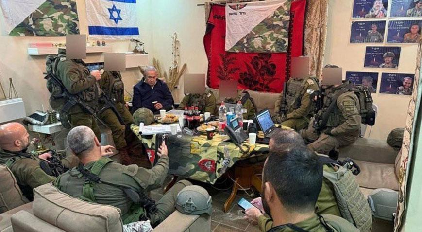 Skandal görüntüler! Filistinlinin konutuna baskın düzenlendi, Netanyahu şahsen katıldı