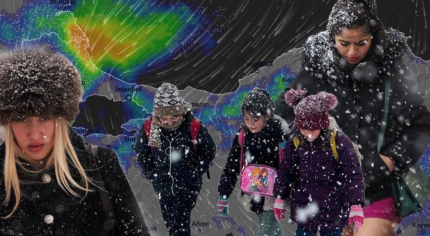 Son dakika… İstanbul’da beklenen kar yağışı başladı! Bu saatlere dikkat