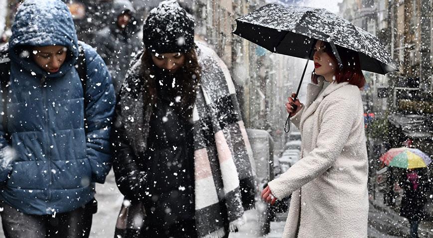SON DAKİKA! Meteoroloji yeni haritayı paylaştı: 3 gün boyunca kuvvetli kar var