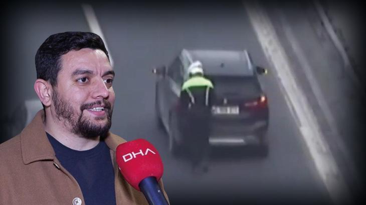 trafik polisinin hareketi yurek isitti can guvenligimi saglamak icin musaade vermedi JMdVc8L3