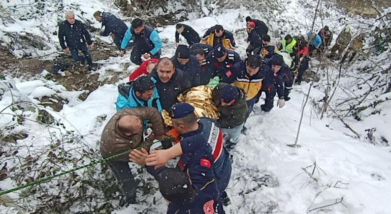 Vakitle yarış! 3 sıhhat işçisi metre yükseklikten kanyona uçtu 2 vakitle yaris 3 sihhat iscisi metre yukseklikten kanyona uctu 0 UDmwJRRf