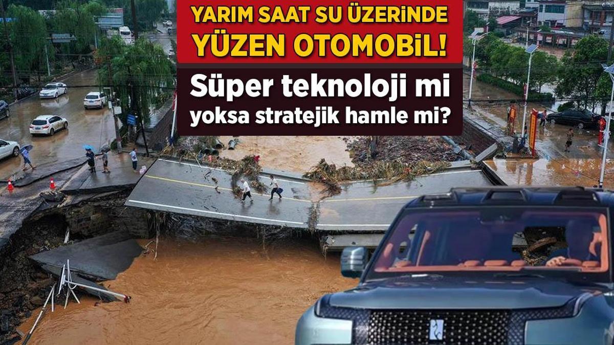 Yarım saat su üzerinde yüzen otomobil! Harika teknoloji mi yoksa stratejik atılım mi?