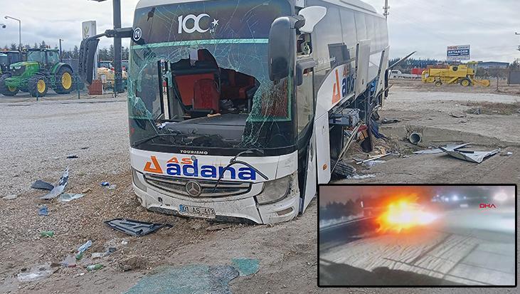 Ankara'da yolcu otobüsü kazası! Müthiş imaj... 5'i ağır 16 yaralı 1 ankarada yolcu otobusu kazasi muthis imaj 5i agir 16 yarali A9VKpRzh