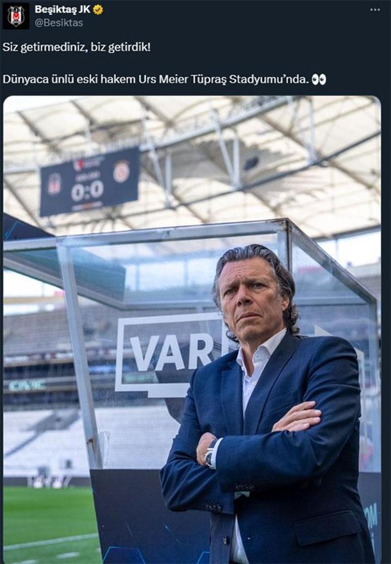 Beşiktaş'tan yabancı hakem hamlesi! Urs Meier'i derbi için İstanbul'a getirdi 2 besiktastan yabanci hakem hamlesi urs meieri derbi icin istanbula getirdi 0 W5pK8Y4W