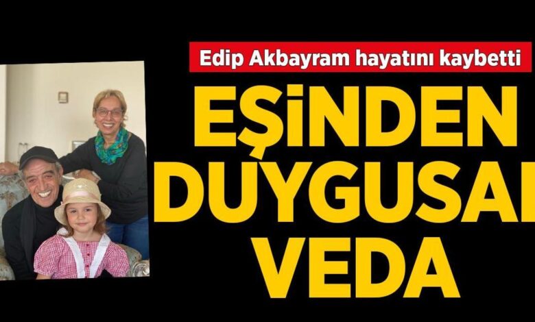 Edip Akbayram'ın eşi Ayten Akbayram'dan duygusal paylaşım! 'Buraya kadarmış öbür yarım' 1 edip akbayramin esi ayten akbayramdan duygusal paylasim buraya kadarmis obur yarim QwqxkJml