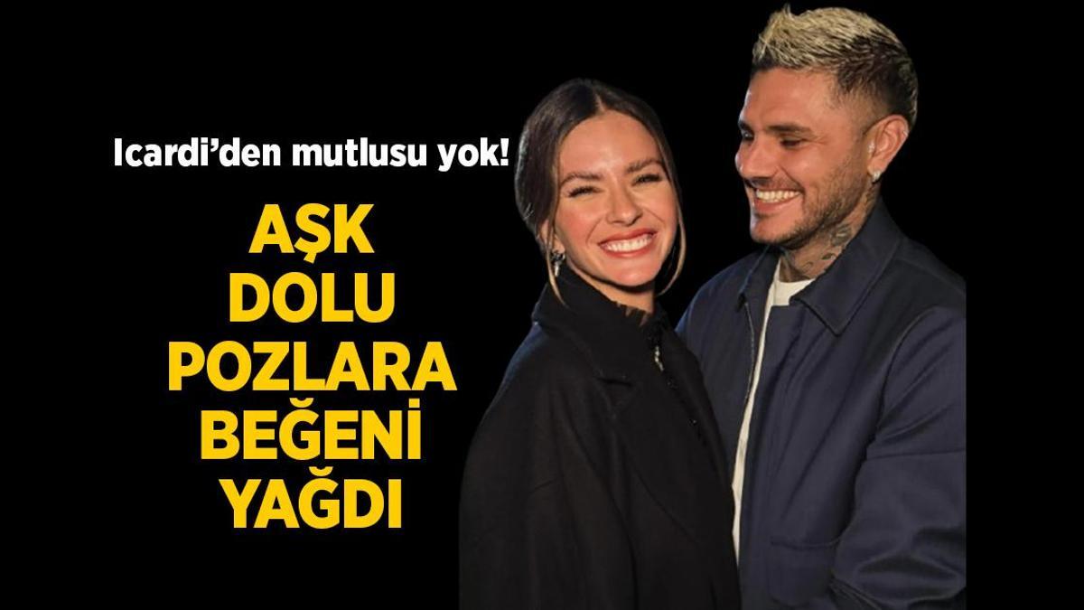 Icardi aşka geldi! Sevgilisiyle havuzdan fotoğraflarını paylaştıI