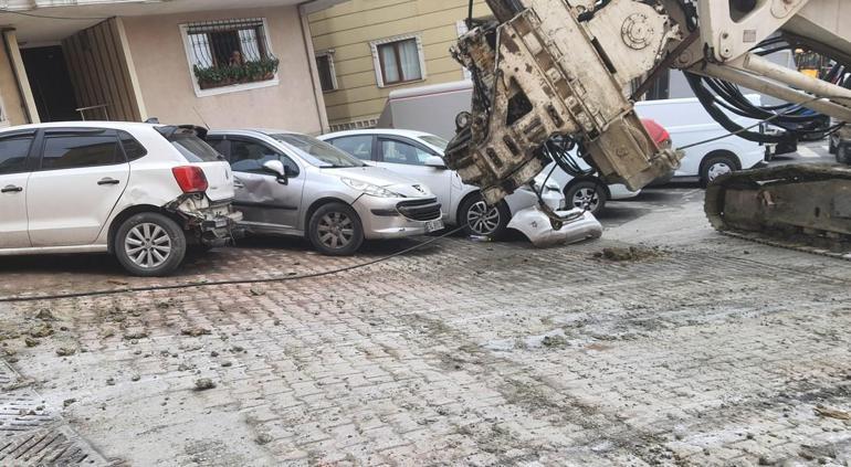 istanbulda fore kazik makinesini ceken halat koptu yaralilar var 0 rl4Lv4gm