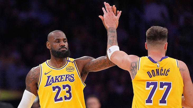 LeBron James'le Luka Doncic'in iş birliği Los Angeles Lakers'a galibiyeti getirdi 1 lebron jamesle luka doncicin is birligi los angeles lakersa galibiyeti getirdi SAqOFB8J