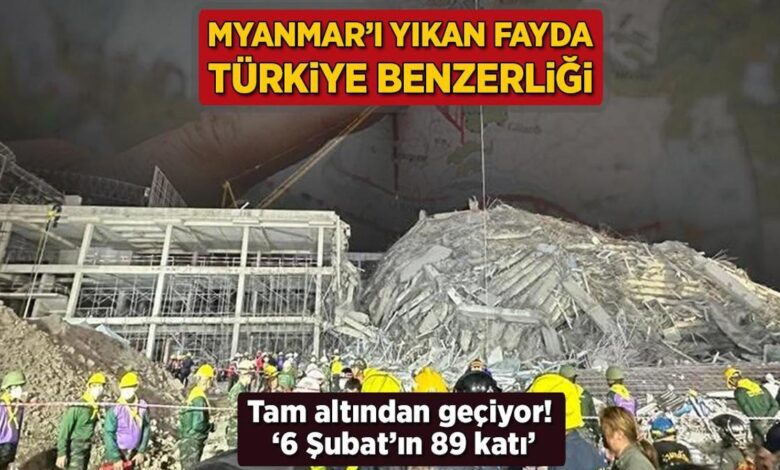 Myanmar'ı yıkan yarar Türkiye benzerliği! Altından geçiyor: '6 Şubat'ın 89 katı' 1 myanmari yikan yarar turkiye benzerligi altindan geciyor 6 subatin 89 kati WWjpltk2
