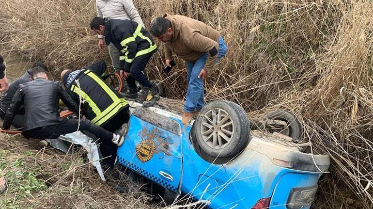 sulama kanalina devrilen taksinin soforu hayatini kaybetti 0 fZSnBnUD