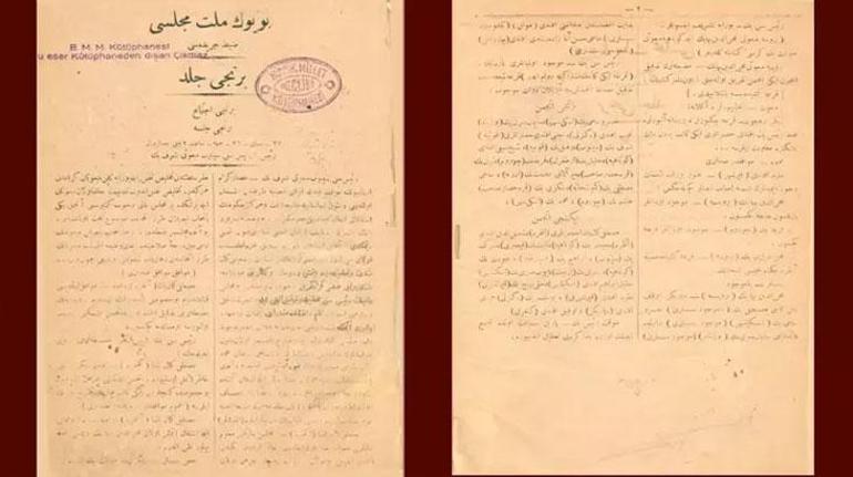 23 Nisan 1920'de kayda geçti: İşte TBMM'nin birinci tutanağı 5 23 nisan 1920de kayda gecti iste tbmmnin birinci tutanagi 3