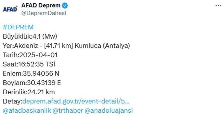 antalyada 41 buyuklugunde korkutan zelzele 0 7TSyBrVs