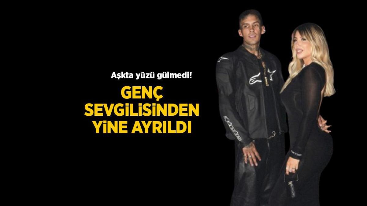 Aşkta yüzü bir türlü gülmedi! Wanda Nara genç sevgilisinden yeniden ayrıldı