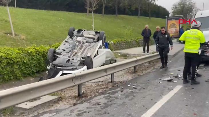 bakirkoy sefakoy d 100 yan yolda zincirleme kaza yaralilar var VRC3dWpb