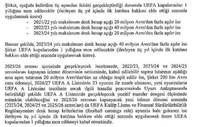 Beşiktaş'a Avrupa'dan men cezası tehlikesi! 'Hesap aşımı 40 milyon euronun üzerinde olursa...' 3 besiktasa avrupadan men cezasi tehlikesi hesap asimi 40 milyon euronun uzerinde olursa 1