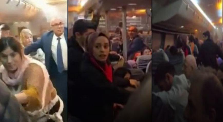 BUDO’da yangın paniği! Dalgaların uzunluğu 3 metreyi buldu, yolcular kabusu yaşadı