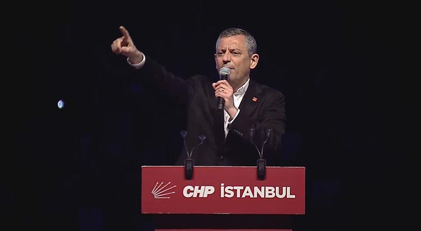 CHP Genel Başkanı Özel Beylikdüzü’ndeki mitingde konuştu