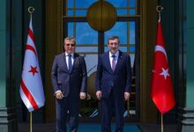 cumhurbaskani yardimcisi yilmaz kktc basbakani ustel ile bir ortaya geldi 1ICxl9lN