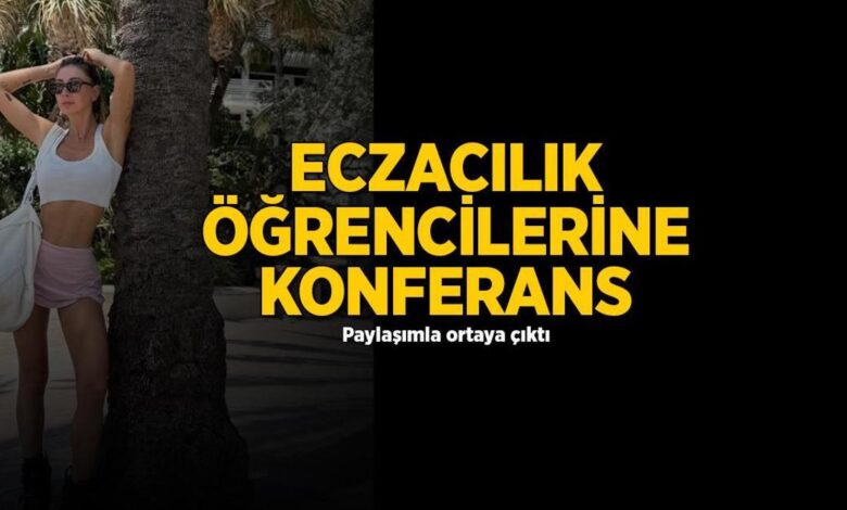 Eczacılık öğrencilerine konferansta Şeyma Subaşı sürprizi! TikTok paylaşımı ortaya çıkardı 1 eczacilik ogrencilerine konferansta seyma subasi surprizi tiktok paylasimi ortaya cikardi AHrjei5n