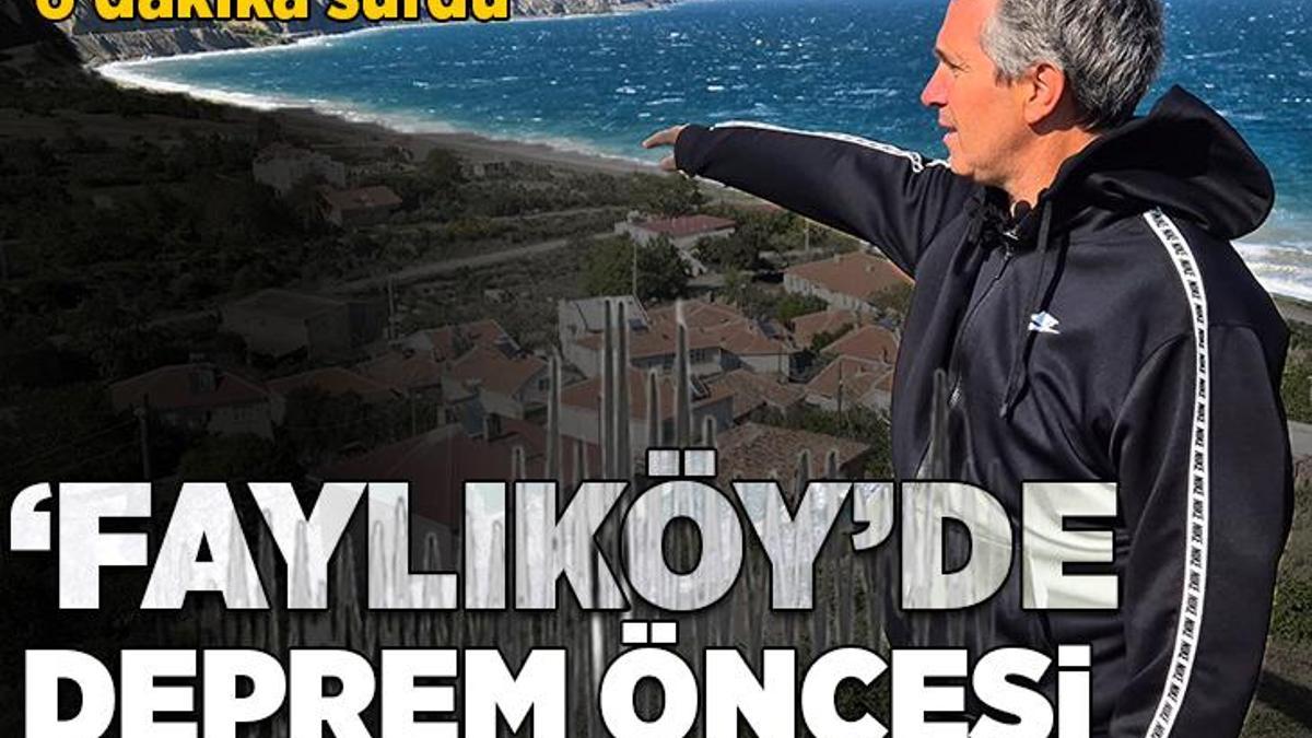 ‘Faylıköy’de sarsıntı öncesi garip olay! ‘Marmara Denizi’nden geldiğini gözlemledik’