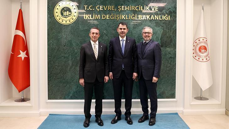 Fenerbahçe'den Bakan Murat Kurum'a ziyaret! 1 fenerbahceden bakan murat kuruma ziyaret jCtfQJFk
