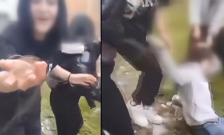 Kan donduran görüntü! Küçük kızın saçı koparıldı, yerde tekmelendi 1 kan donduran goruntu kucuk kizin saci koparildi yerde tekmelendi mhTTyKqS