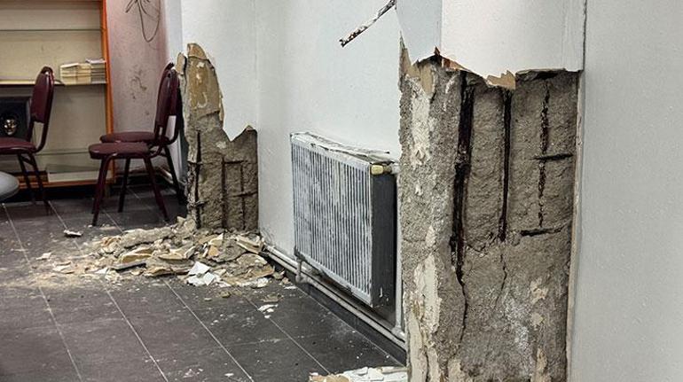 Küçükçekmece'de 6.2'lik zelzelede 6 katlı binanın kolanları patladı 2 kucukcekmecede 62lik zelzelede 6 katli binanin kolanlari patladi 0