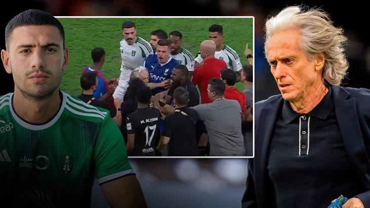 merih demiral yedek kulubesiyle tartisti jorge jesus ortaya girdi buyuk gerginlik gItkCVeb