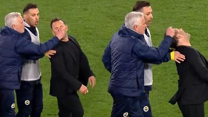 Mourinho'nun Okan Buruk'un burnunu sıkması İngiltere'de ses getirdi! 'Tuhaf bir saldırı' 1 mourinhonun okan burukun burnunu sikmasi ingilterede ses getirdi tuhaf bir saldiri r1qdEttS